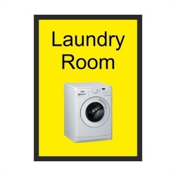 Laundry Room Dementia Door Sign