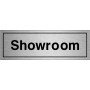 Showroom Door Sign - Aluminium