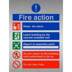Fire Action Signs