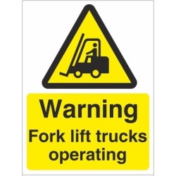 Forklift Truck Signs